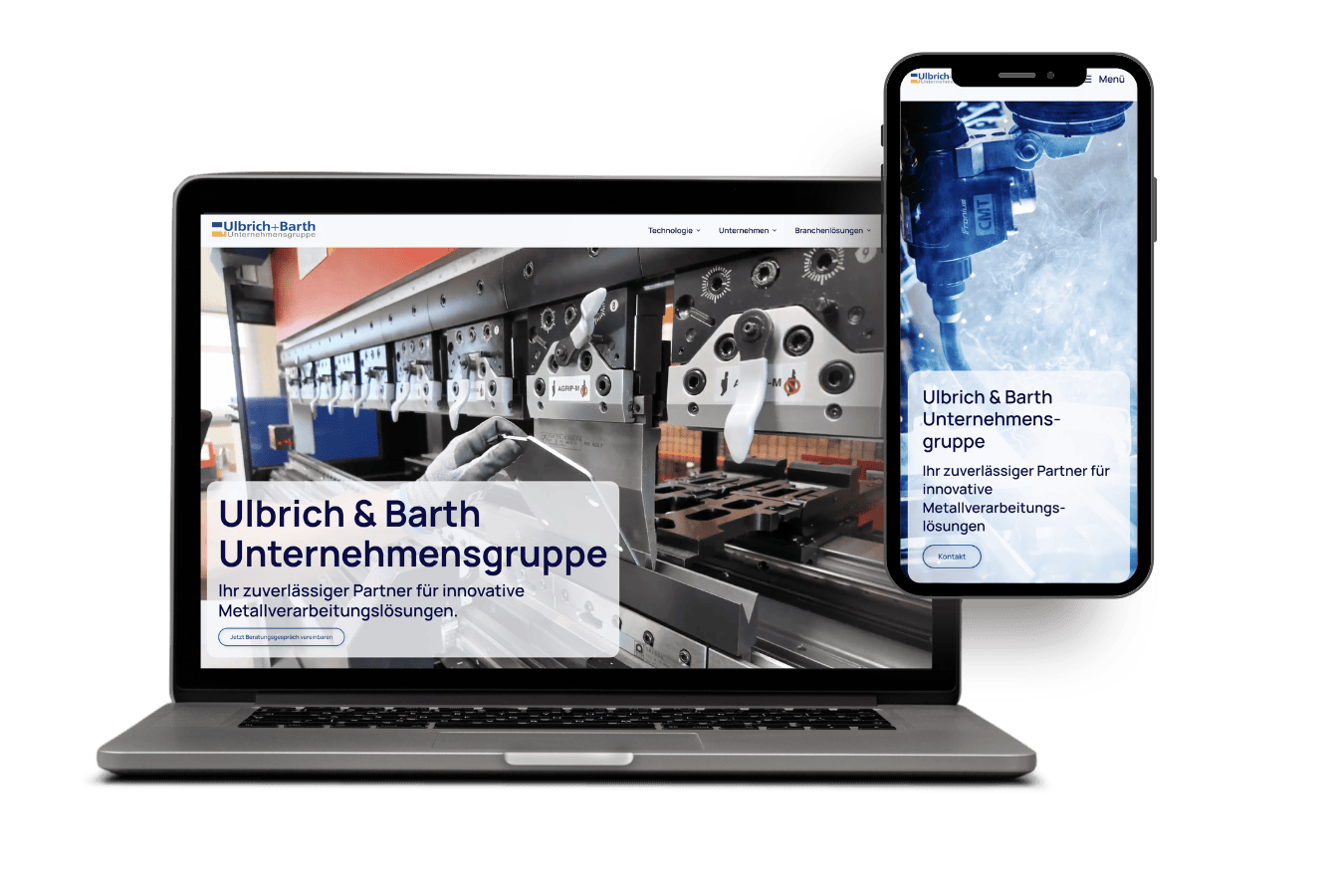 Webdesign für Metallverarbeitung - Andreas Heu Media - Marketing Agentur - Webdesign - Fotografie - Social Media Marketing