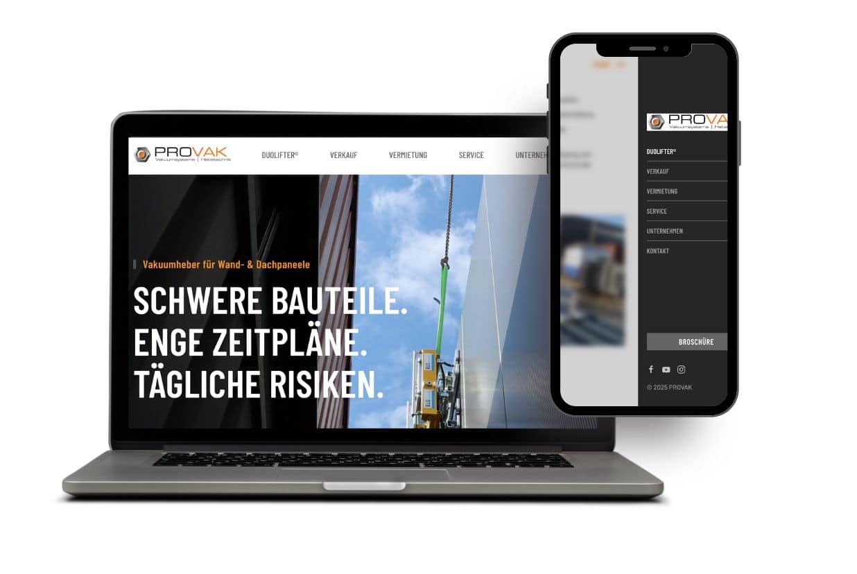 Webdesign für Metallverarbeitung - Andreas Heu Media - Marketing Agentur - Webdesign - Fotografie - Social Media Marketing