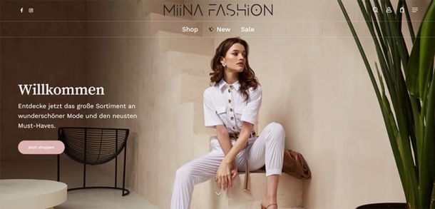 Miinas Fashion Onlineshop - Website und Onlineshop erstellen lassen - Andreas Heu - Fotografie und Webdesign 3
