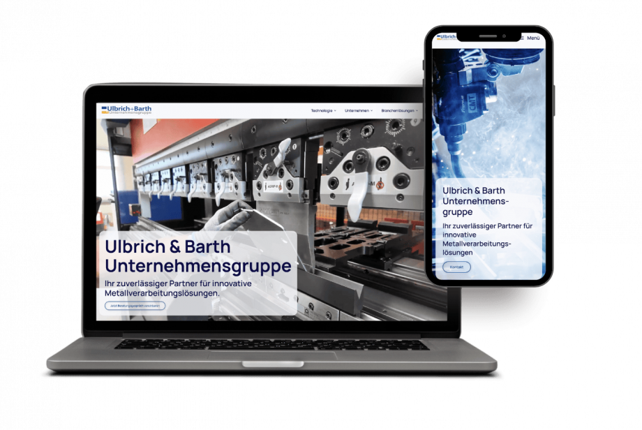 Webdesign für Metallverarbeitung - Andreas Heu Media - Marketing Agentur - Webdesign - Fotografie - Social Media Marketing